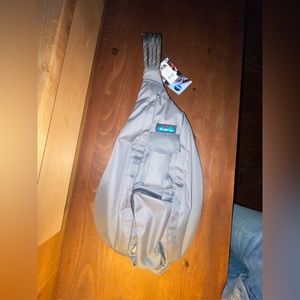NWT KAVU 100% Cotton Slingback Rope Bag